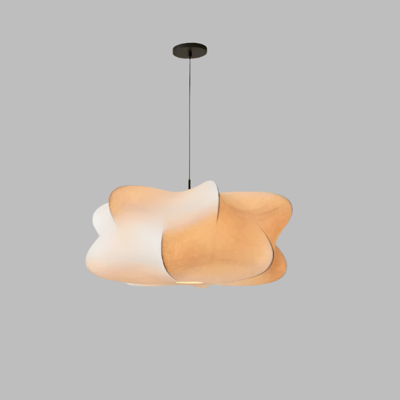 Minimalistische Pendelleuchte im Wolkenstil