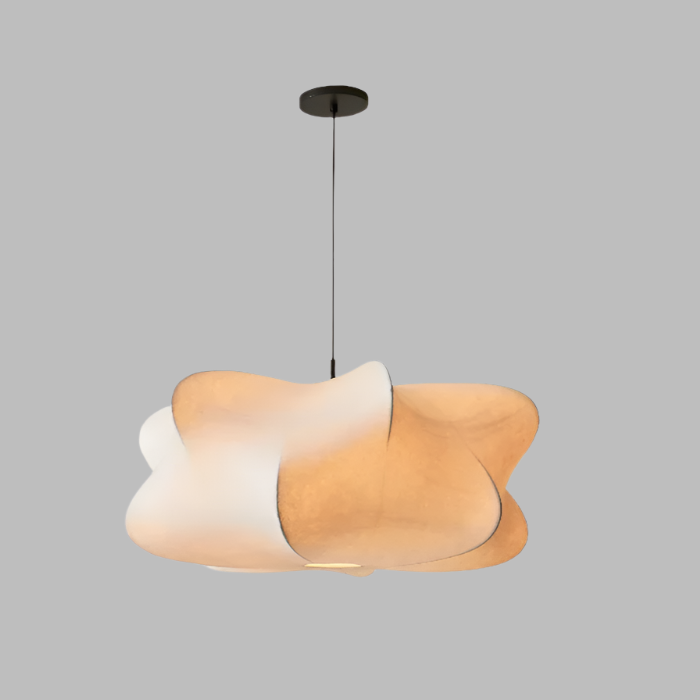 Minimalistische Pendelleuchte im Wolkenstil