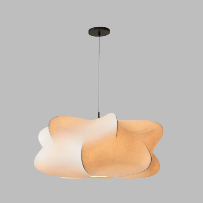 Minimalistische Pendelleuchte im Wolkenstil