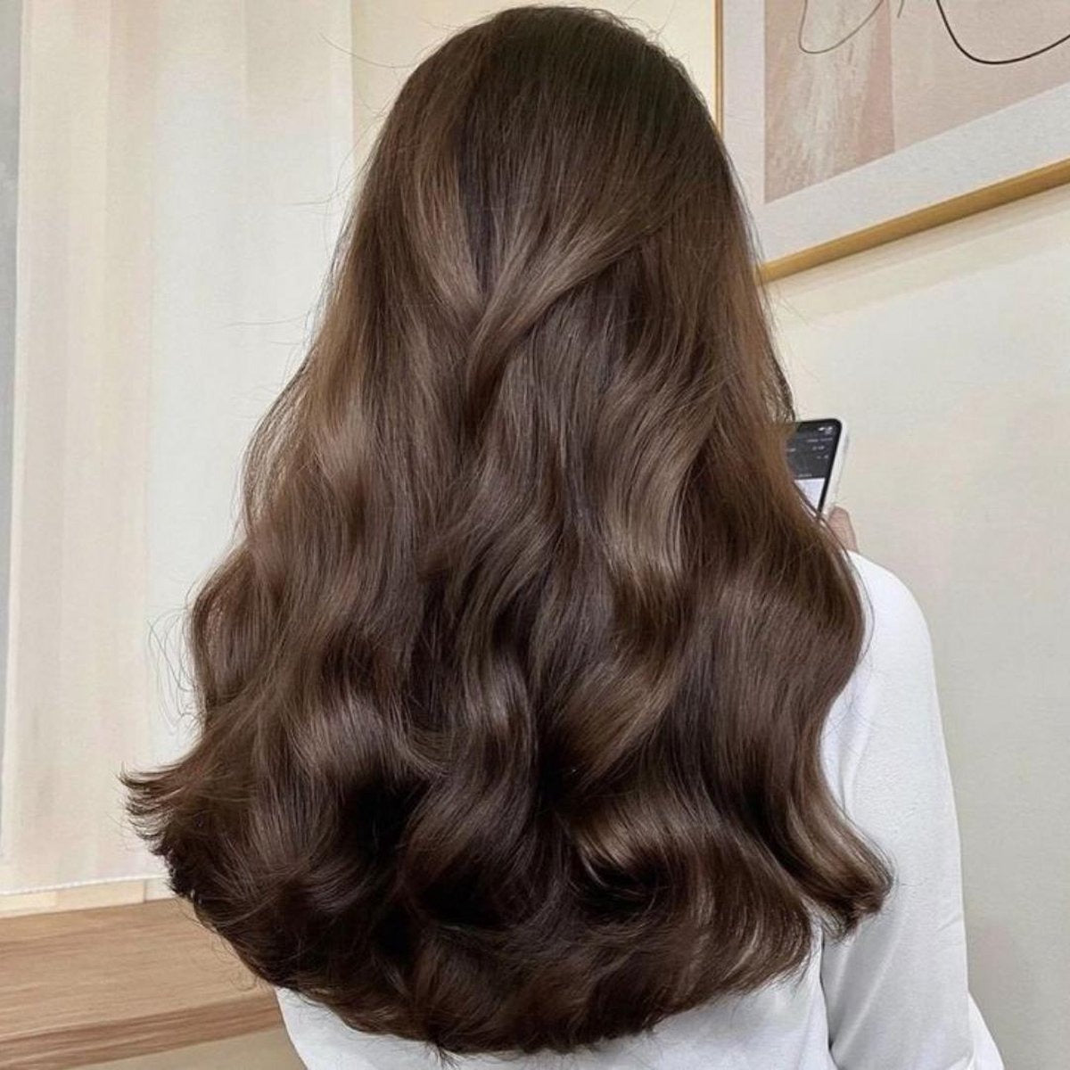 Schnelle Locken- und Glättungsbürste mit Hitze