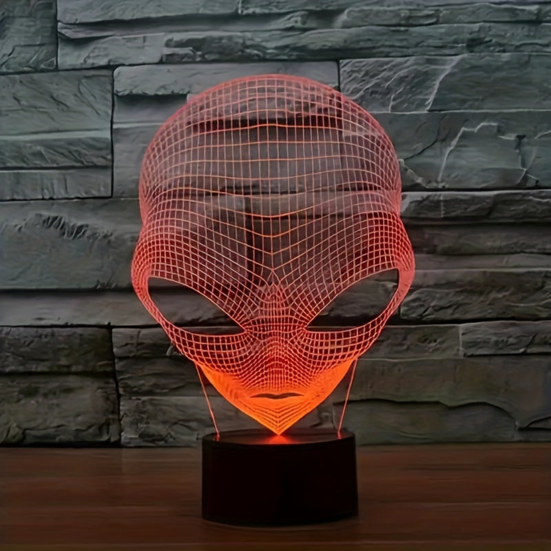 LumenAura – 3D Tischlampe mit LED Farbwechsel & Touch-Steuerung