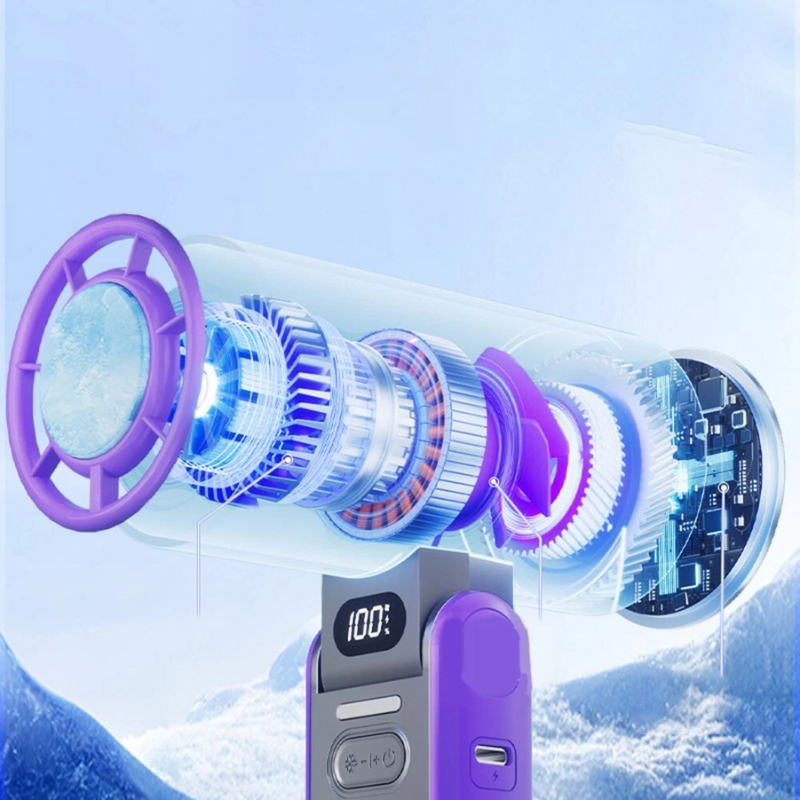 Faltbarer Hochgeschwindigkeits-USB-Handventilator