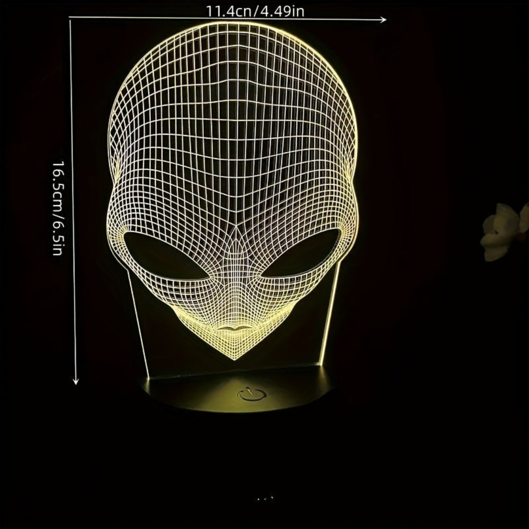 LumenAura – 3D Tischlampe mit LED Farbwechsel & Touch-Steuerung