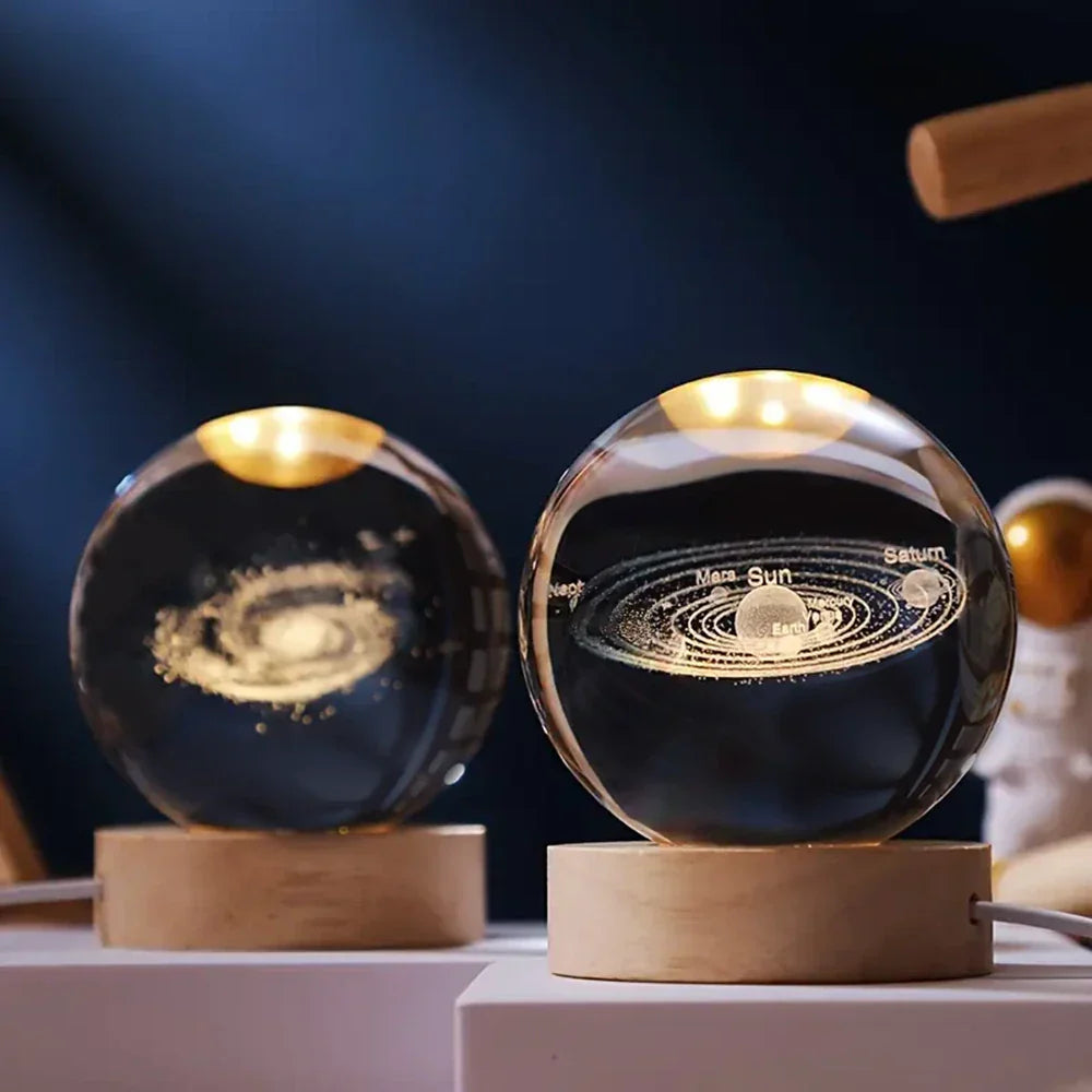 3D-Weihnachts-LED-Kristallkugel-Nachtlicht