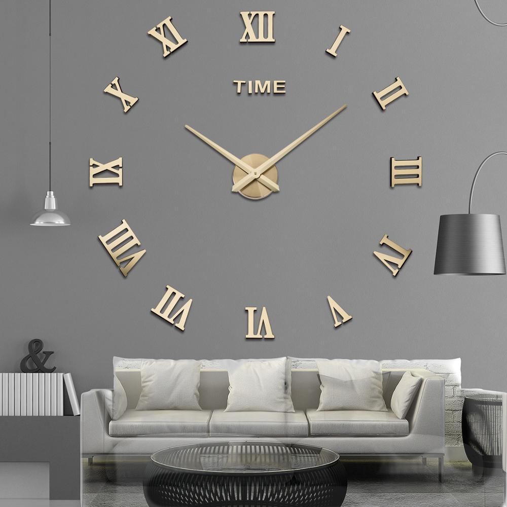 Anpassbare Große 3D-Wanduhr