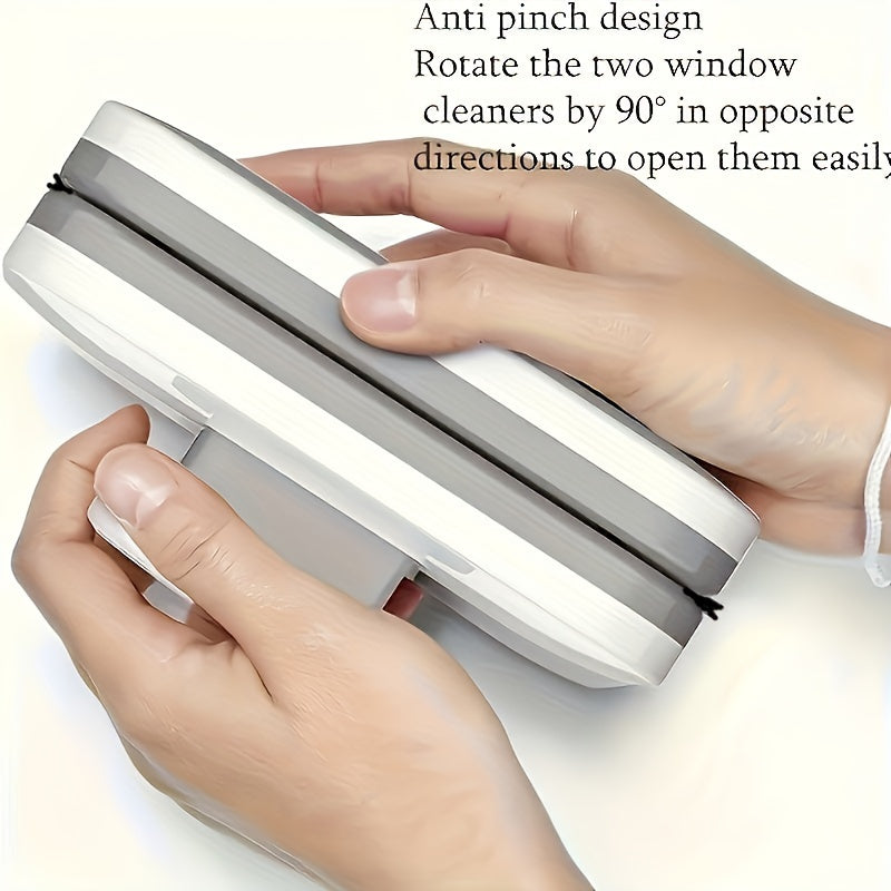ClearView - Magnetischer Fensterreiniger beidseitig für streifenfreie Doppelglasfenster
