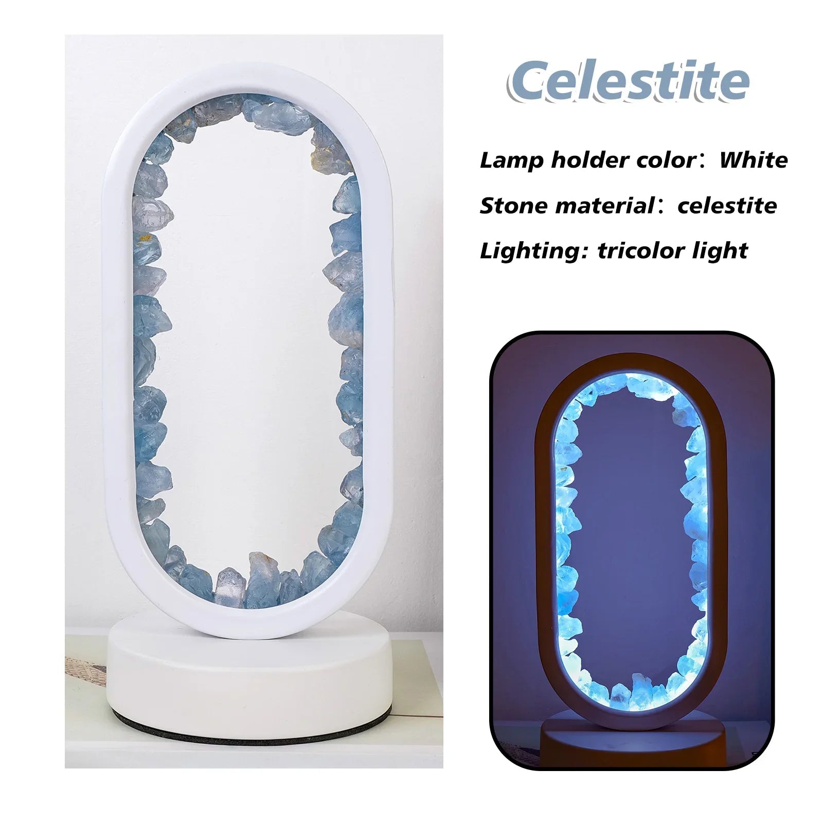 LumiGlow - Natürliche Amethyst-Lampe mit entspannender Lichtquelle für ruhige Atmosphäre