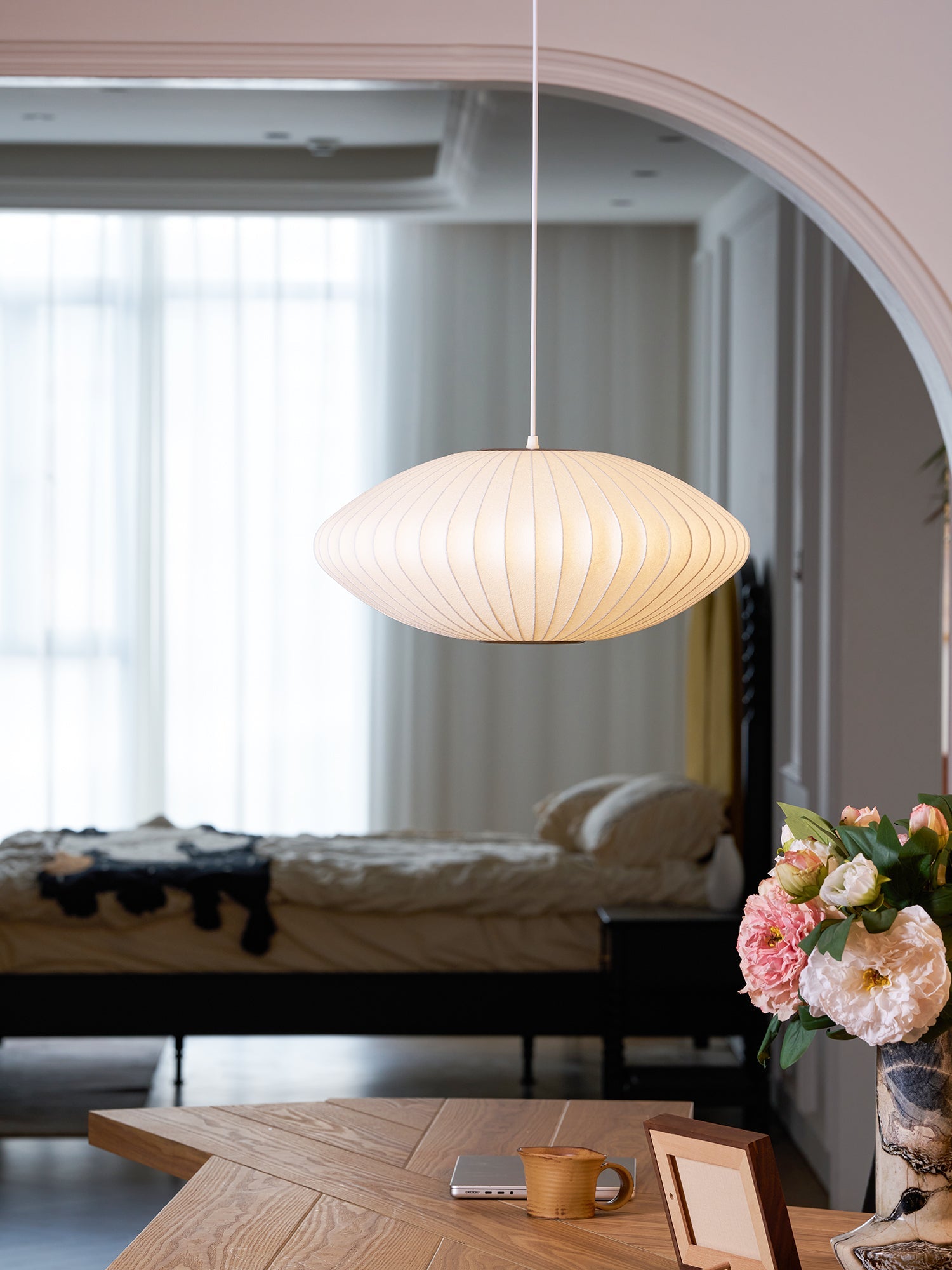 Moderne Blase Untertasse Pendelleuchte