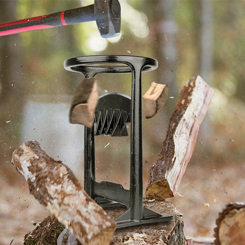 Tragbarer Holzspalter für Camping und Zuhause