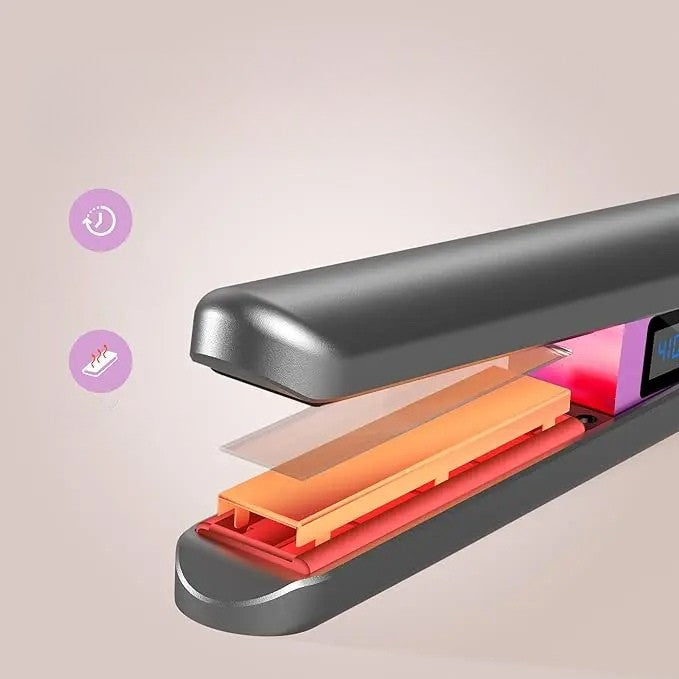 Handgroßer Tragbarer 2-in-1 Haarglätter