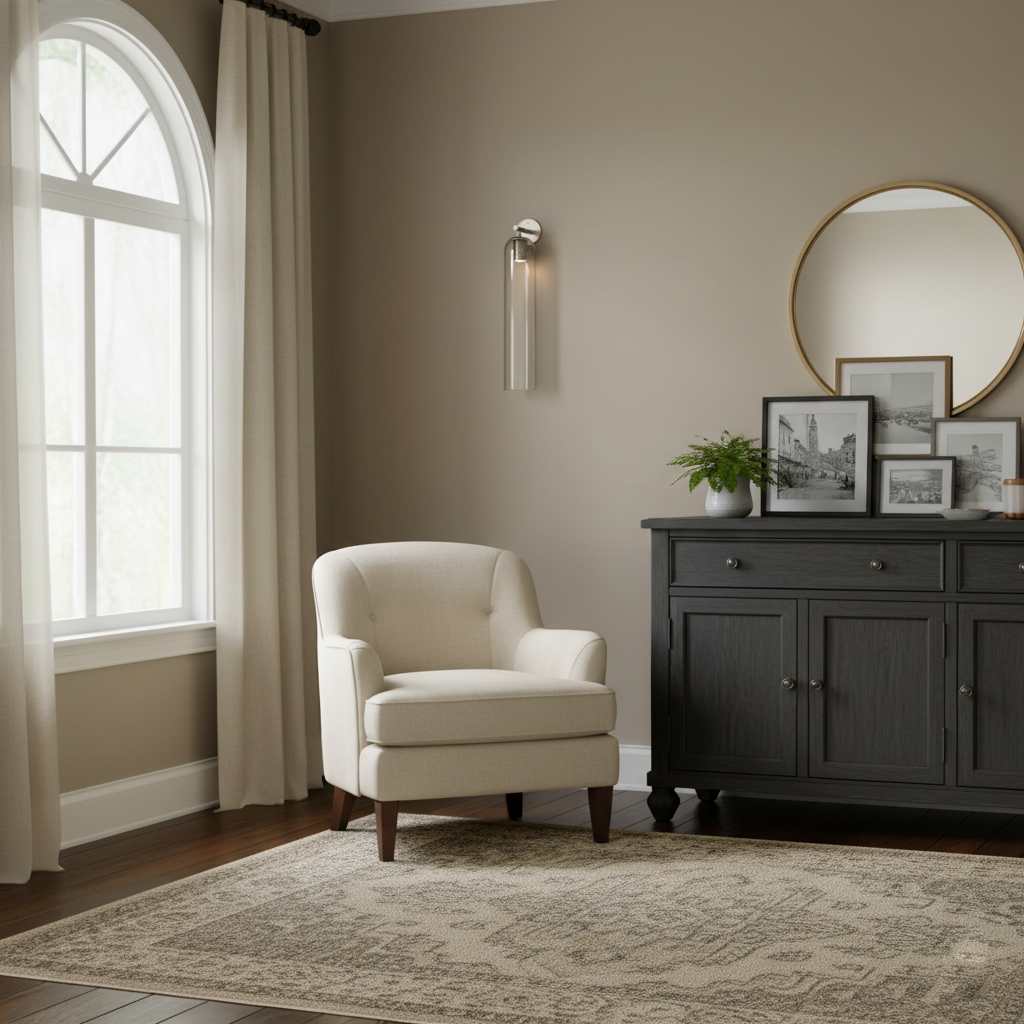 Moderne Wandleuchte mit Langem Rohr