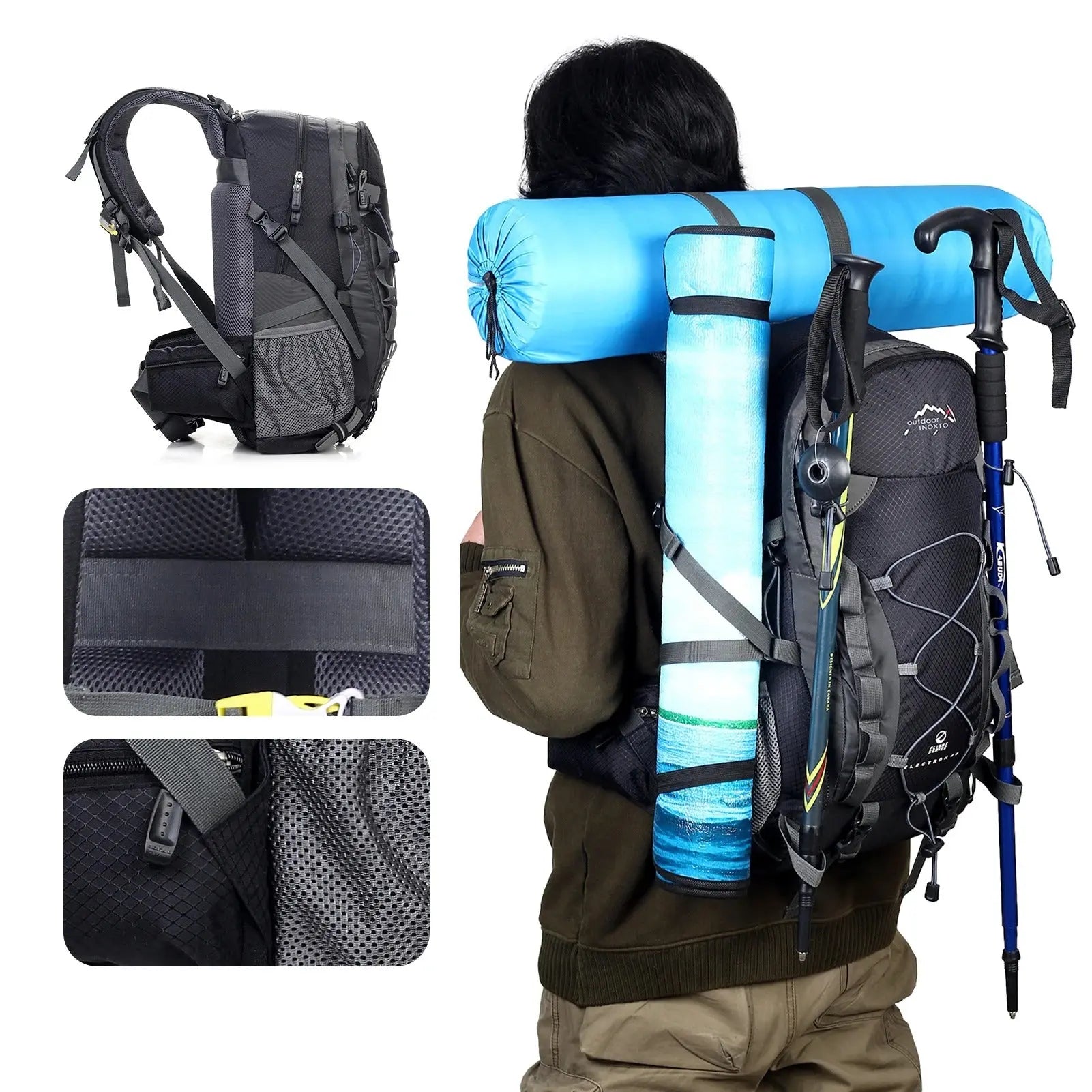 Leichter Wander, das Camping und Bergsteiger Rucksack für Herren und Damen