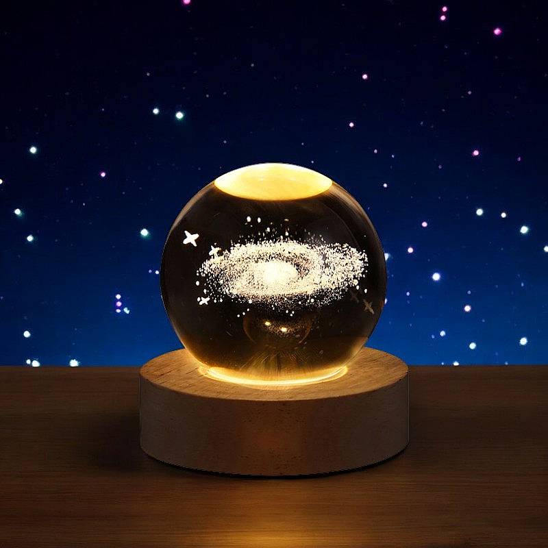 Zauberhaft 3D-Kugel-Nachtlicht