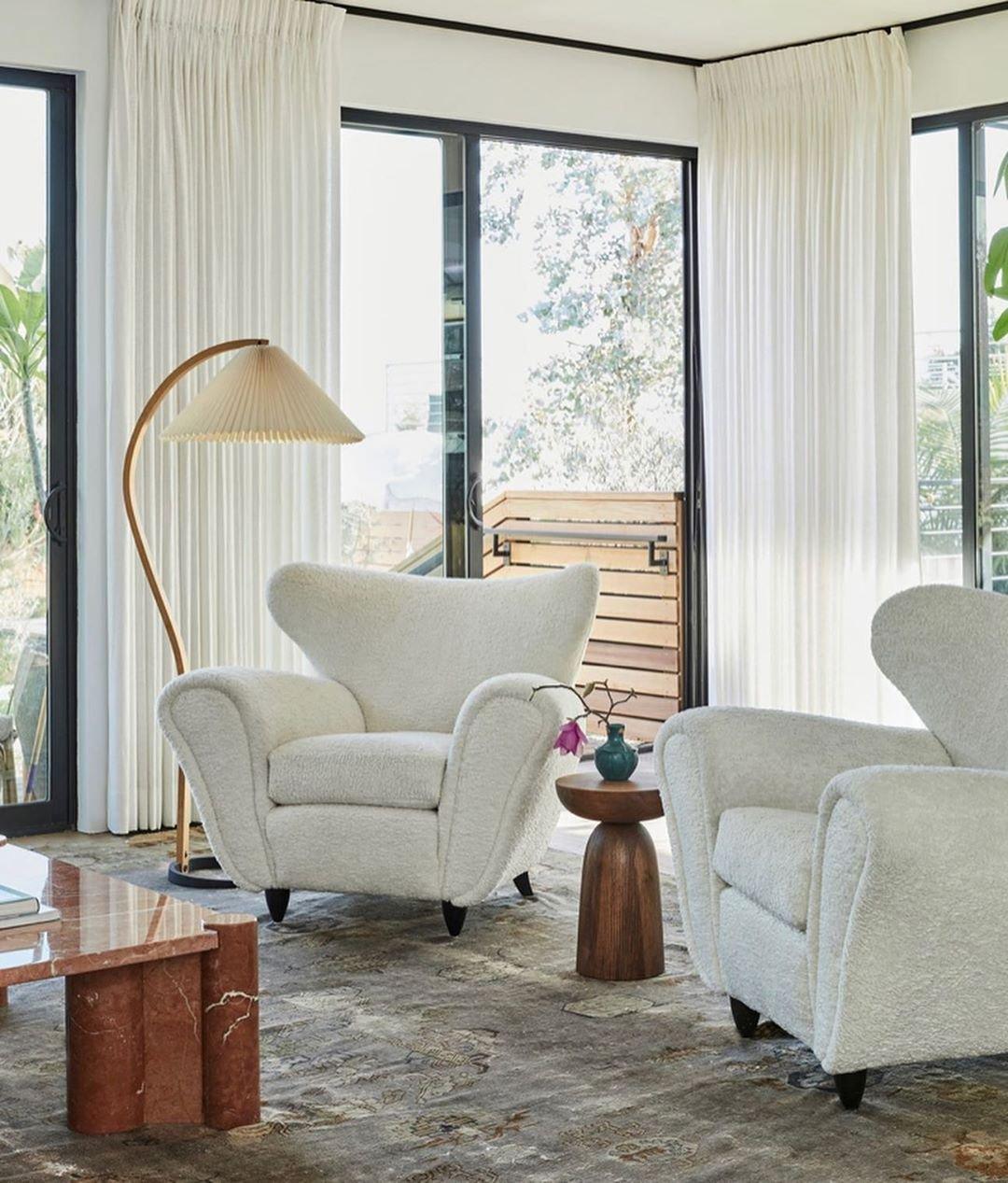 Gebogener Bogenrahmen Stehlampe