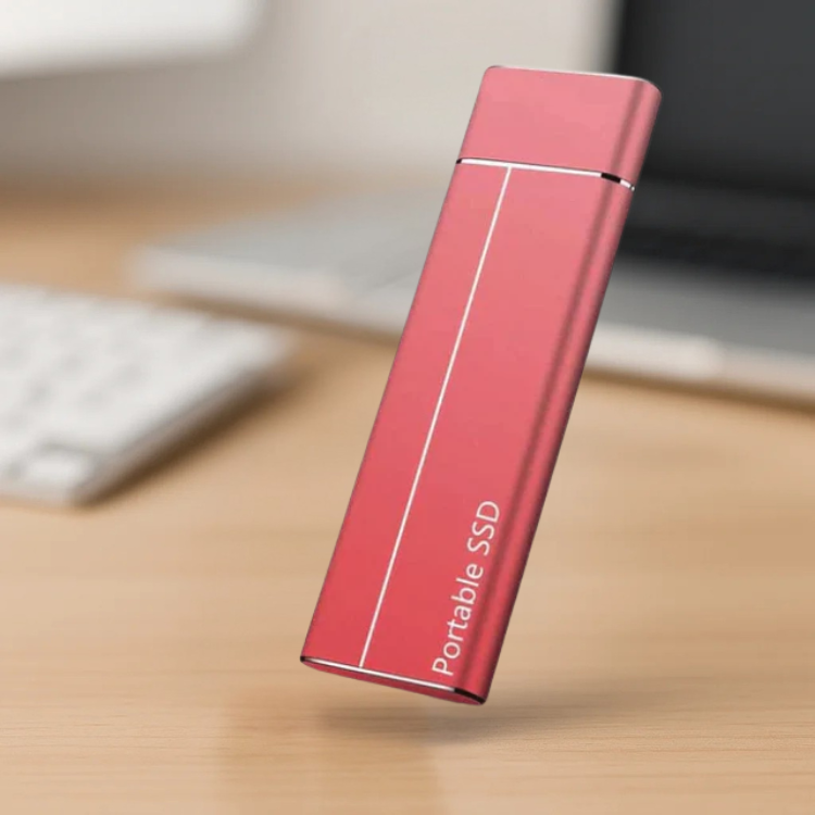 Tragbares Externes SSD-Speichergerät im Schlanken Design
