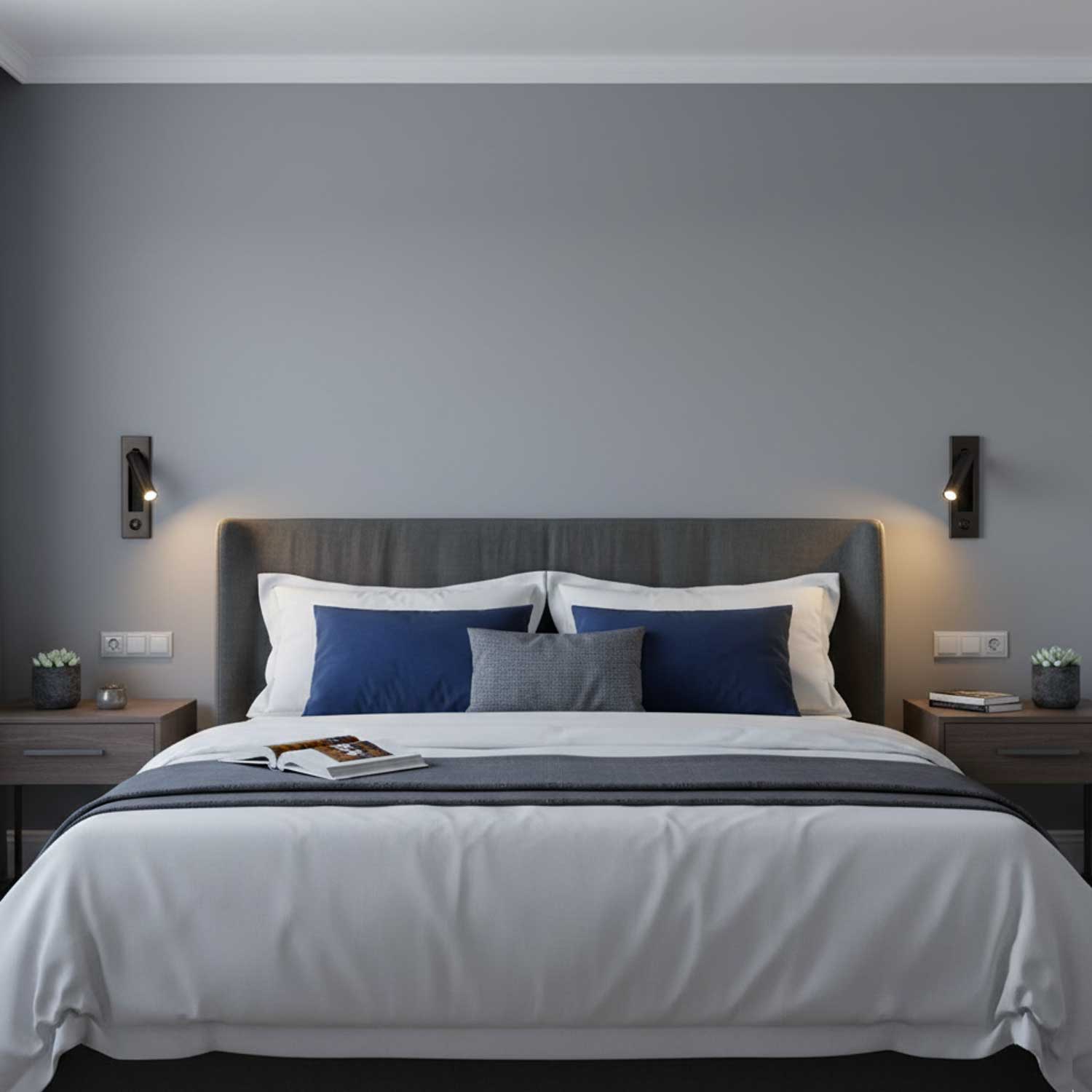 Moderne Einbau Wandleuchte für Den Bettbereich