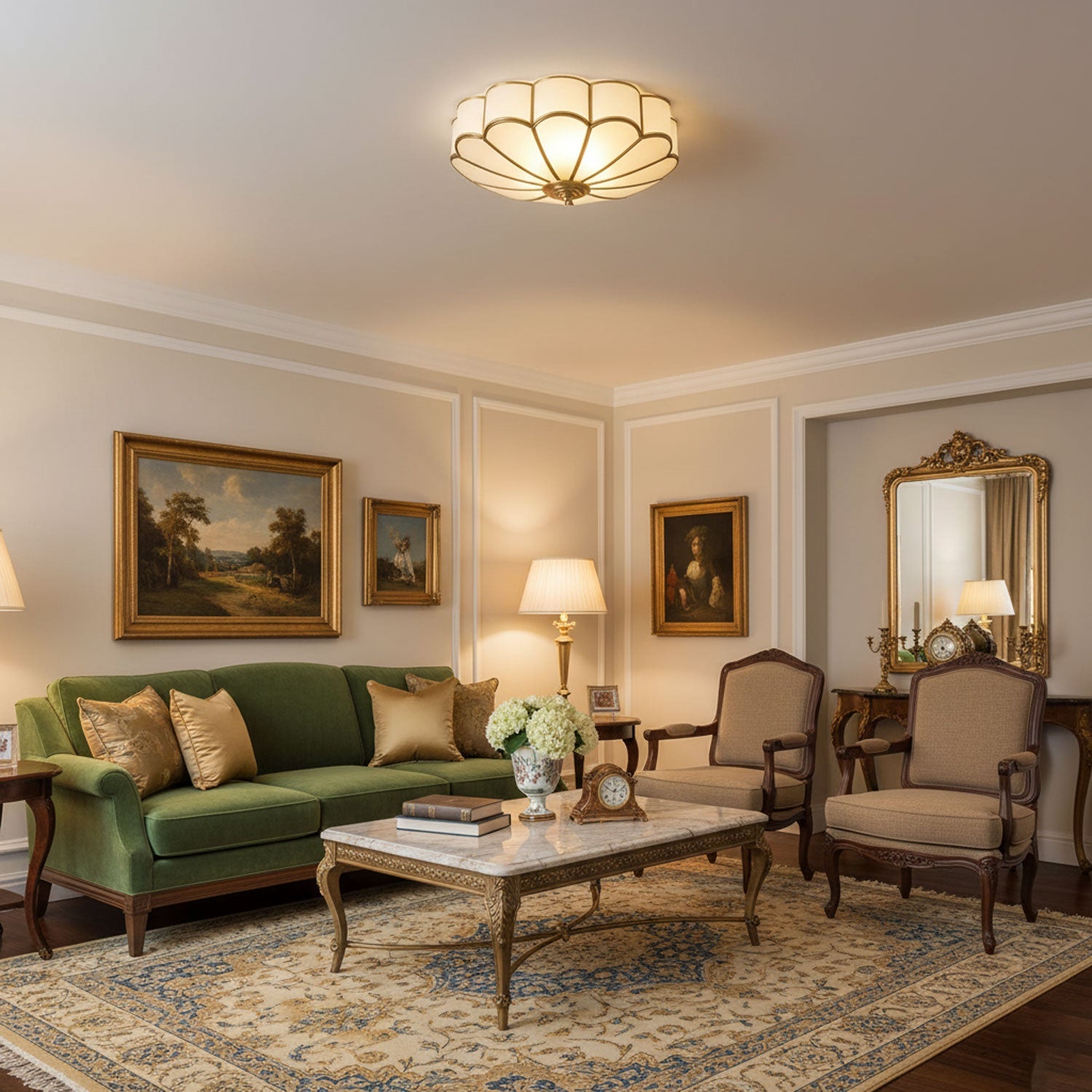 Moderne Blumenförmige Deckeneinbauleuchte