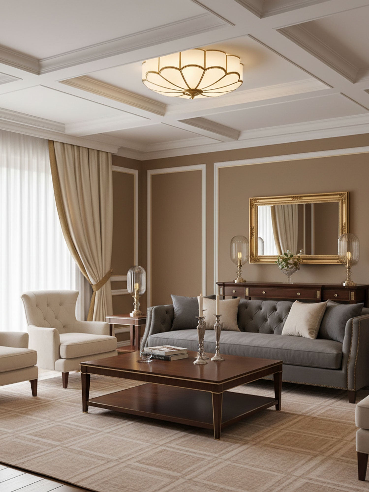 Moderne Blumenförmige Deckeneinbauleuchte