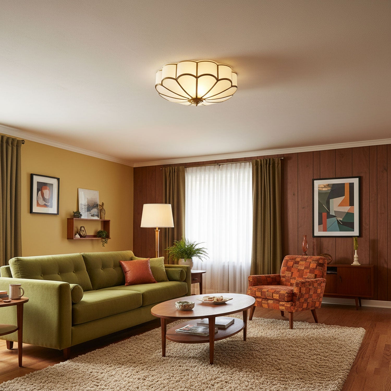 Moderne Blumenförmige Deckeneinbauleuchte