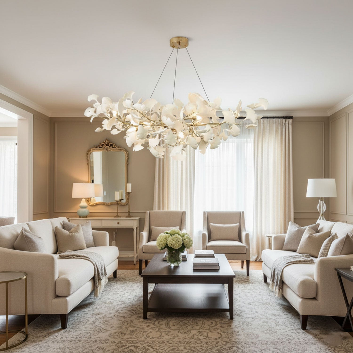 Moderner Blatt Pendelleuchten