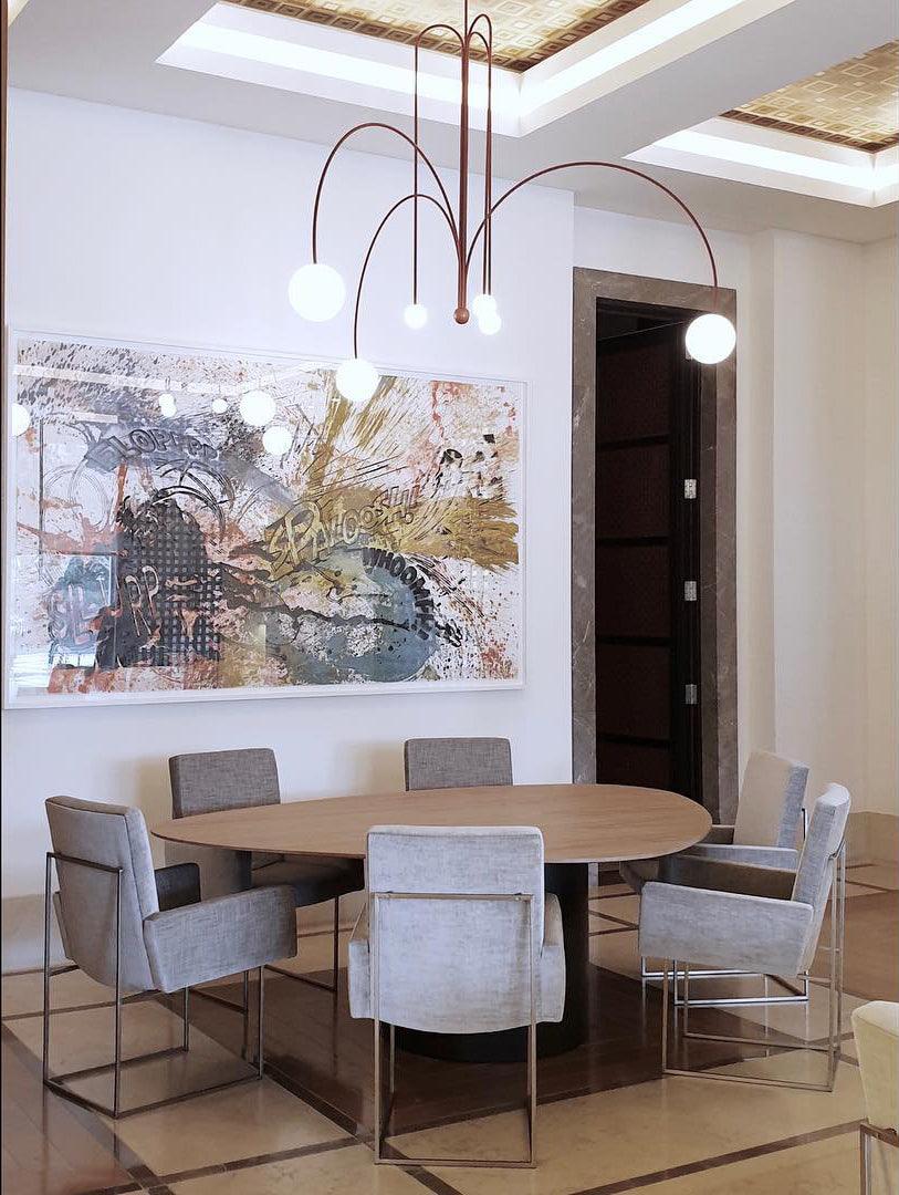 Moderne und Zeitgenössische Abgehängte Deckenleuchte