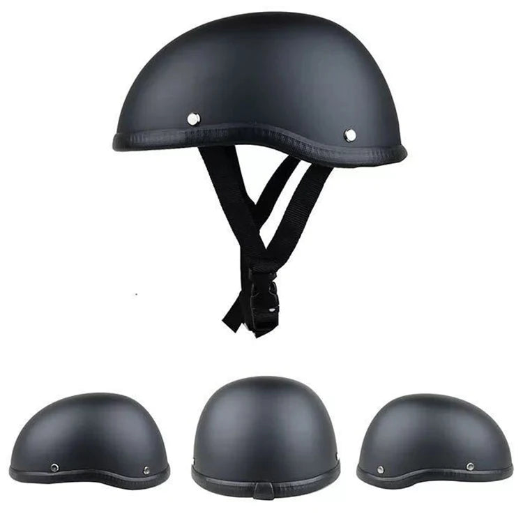 Motorrad-Halbhelm mit abnehmbaren Optionen