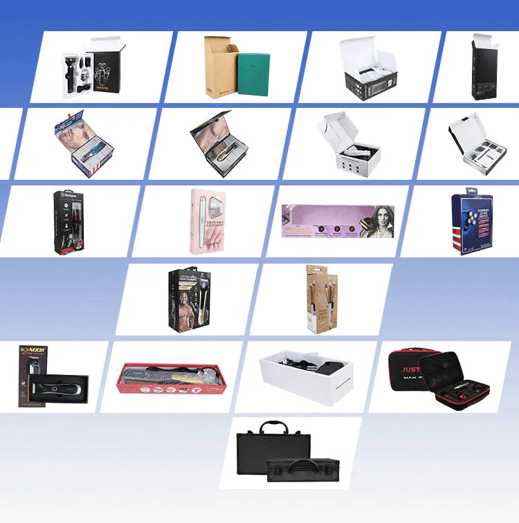 Elektrischer Haarschneider und Haarschneidemaschine für Herren mit LED Anzeige