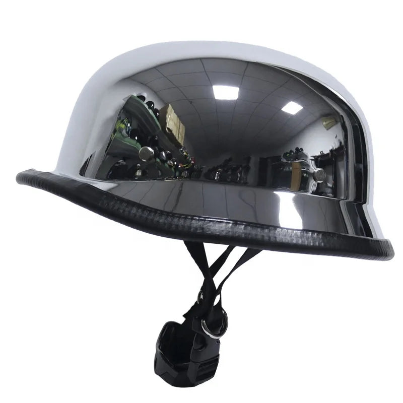 Motorrad-Halbhelm mit Schutzbrille