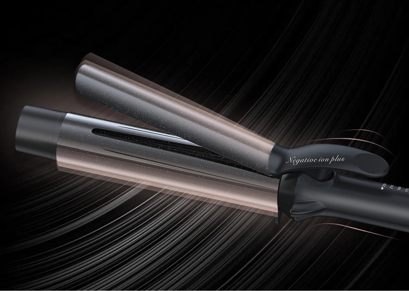 Professioneller Lockenstab mit Clip