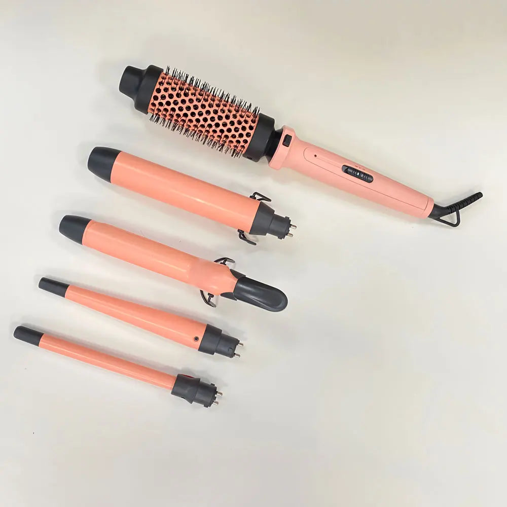 5-in-1 Haarwickler mit Austauschbaren Aufsätzen