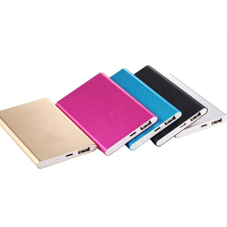 Tragbare Schlanke Powerbanks mit Schnellladefunktion