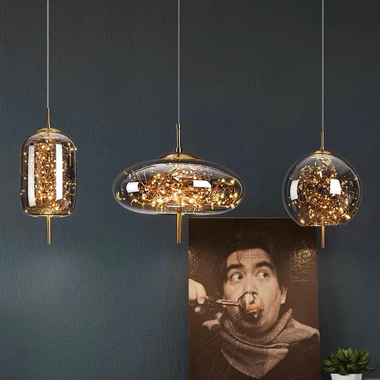 Moderne LED Hängelampe Im Nordischen Stil