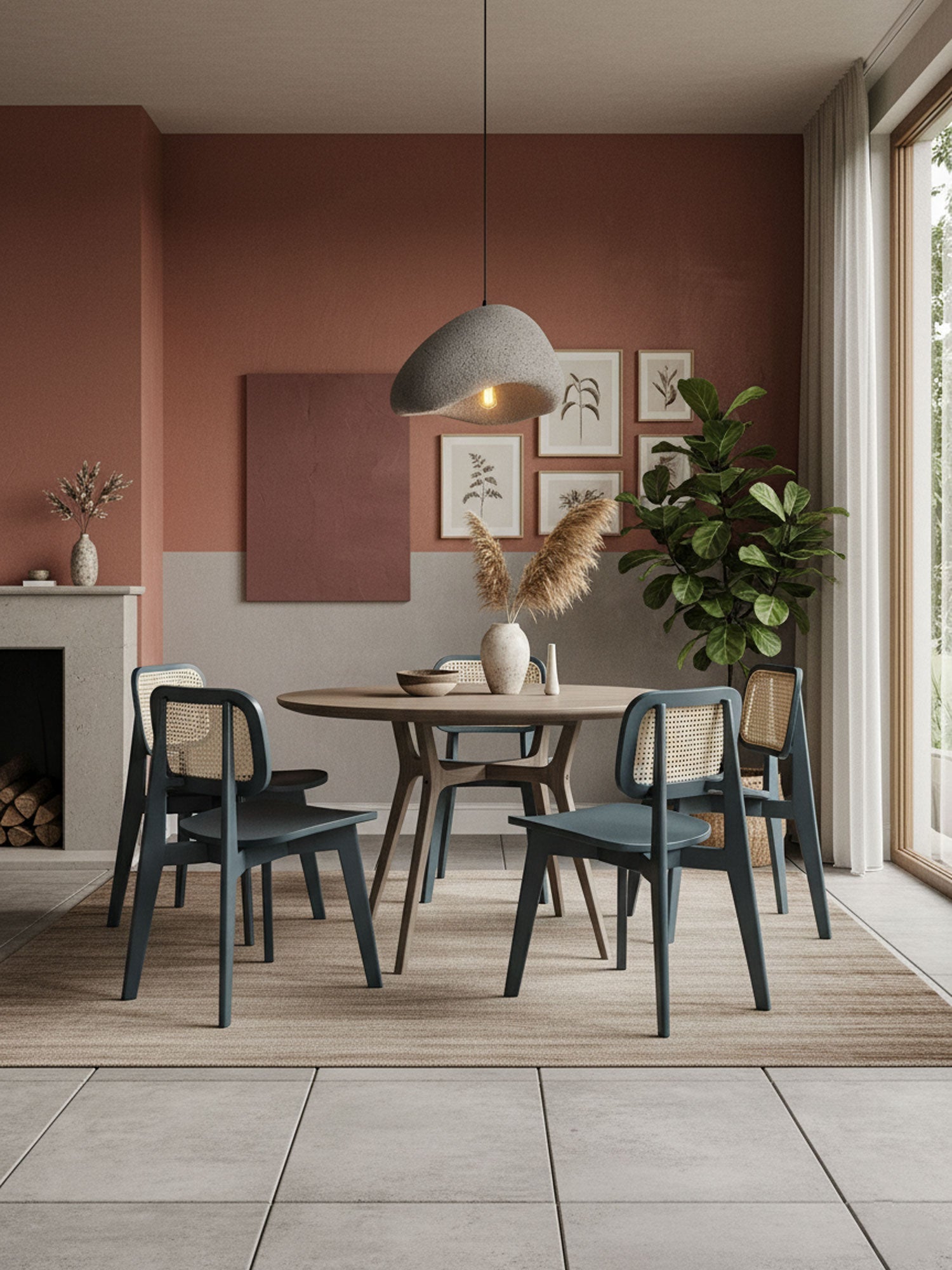 Moderne Unregelmäßige Form Japanischen-Stil Pendelleuchte