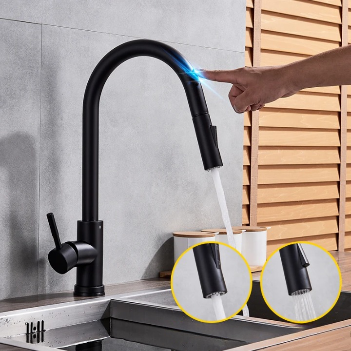 Smarte Touch Küchenarmatur mit Ausziehbarer Brause