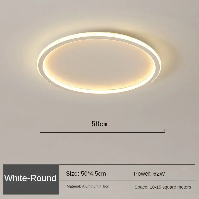 Variant image for Runde LED Deckenleuchte im Skandinavischen Design für Wohnzimmer und Schlafzimmer-51