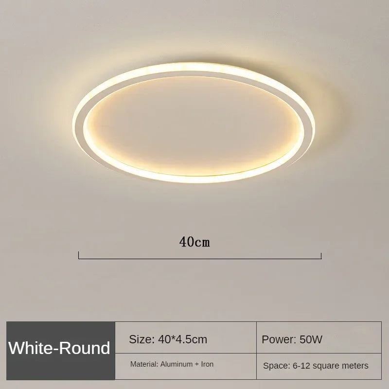 Variant image for Runde LED Deckenleuchte im Skandinavischen Design für Wohnzimmer und Schlafzimmer-36