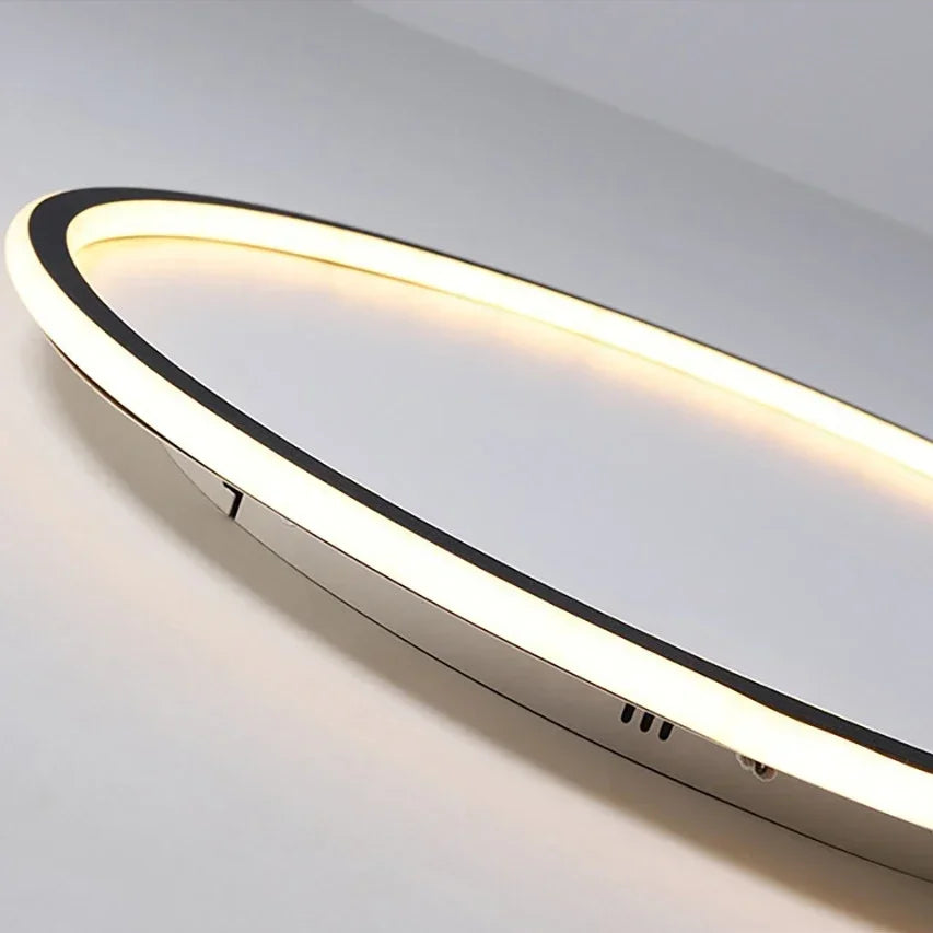 Runde LED-Deckenleuchte im skandinavischen Design