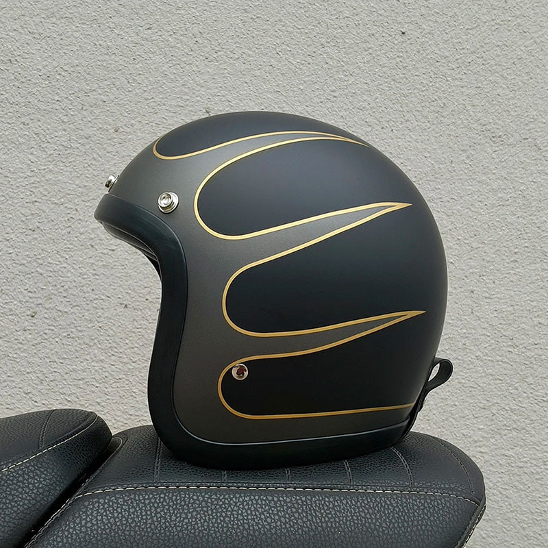 Jahrgang Offenes Gesicht Motorradhelm