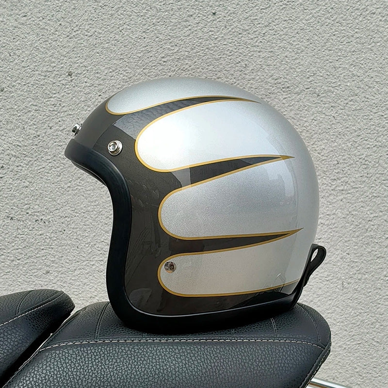 Jahrgang Offenes Gesicht Motorradhelm