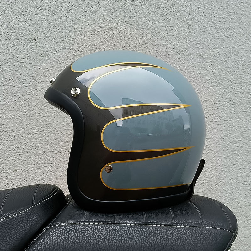 Jahrgang Offenes Gesicht Motorradhelm