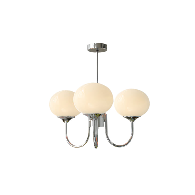 Variant image for Eleganter Gold Kronleuchter Modern mit Rosa Glasschirmen und LED Kompatibilität-6