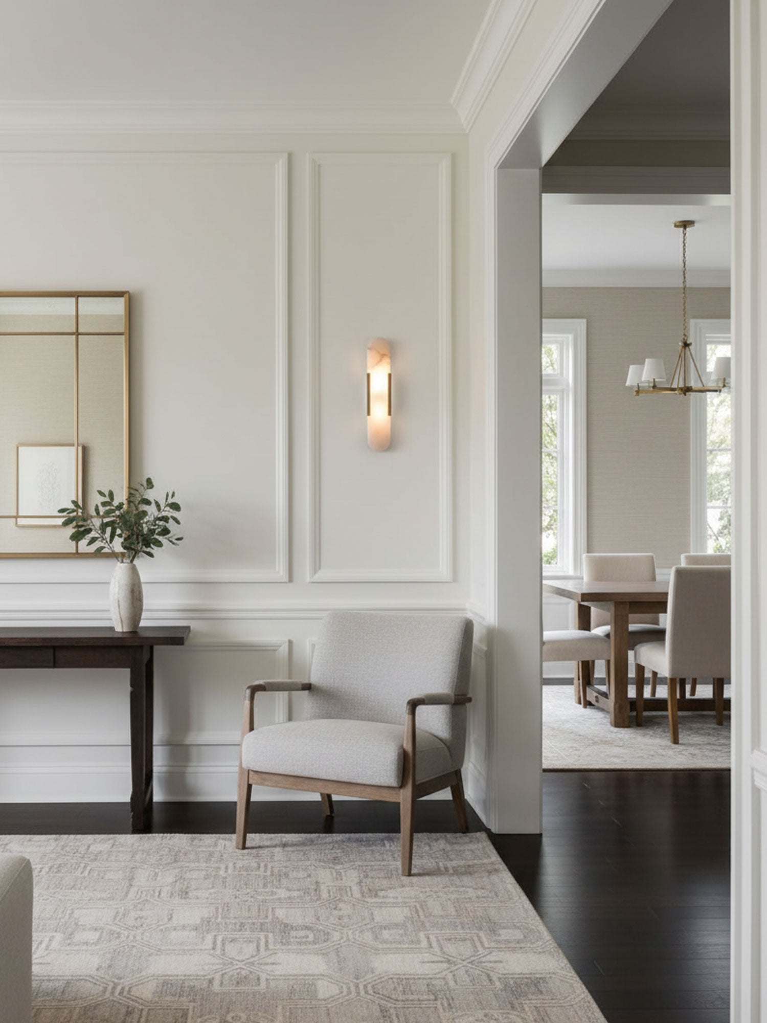 Geometrische Harmonie Wandleuchte