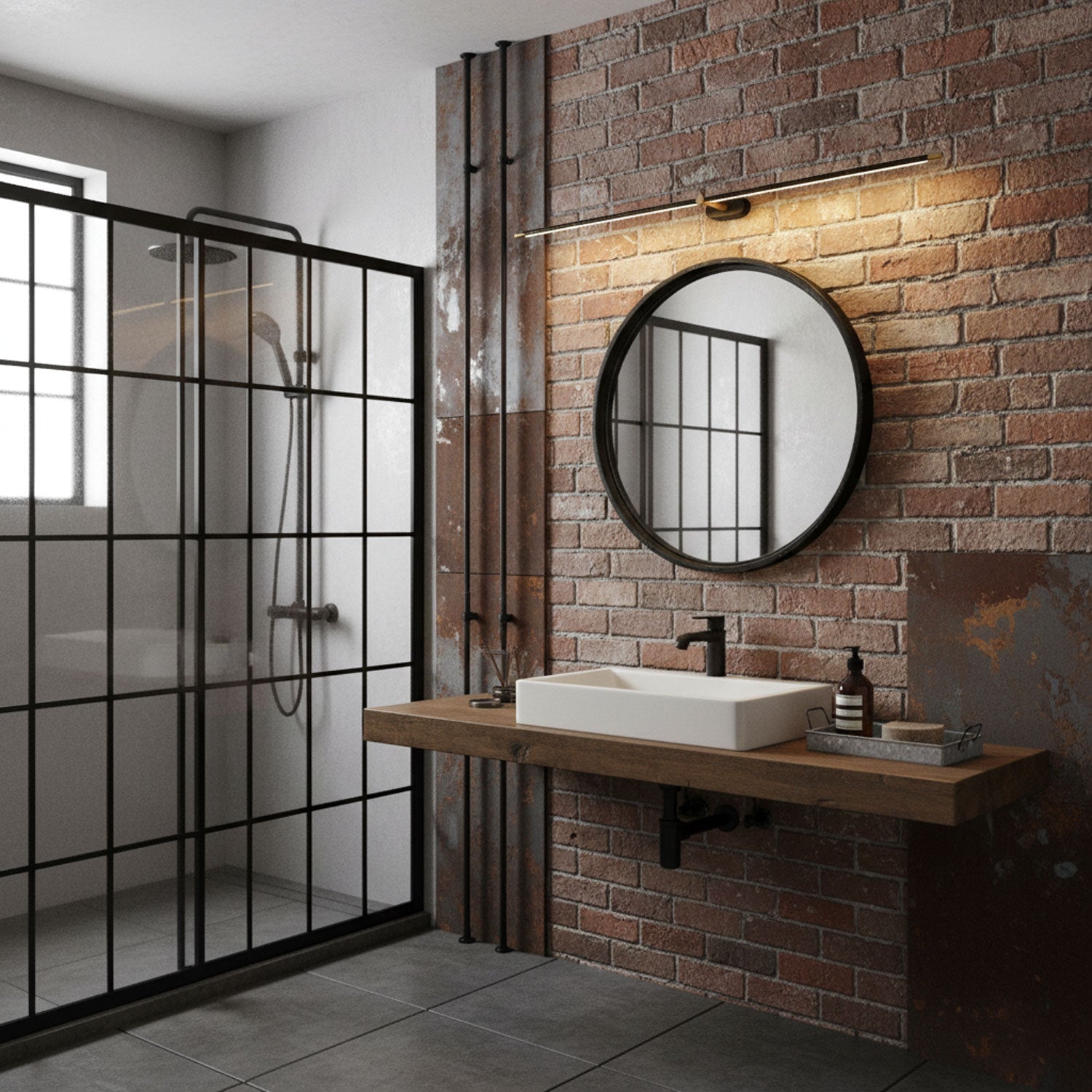 Minimalistische Lineare Wandleuchte