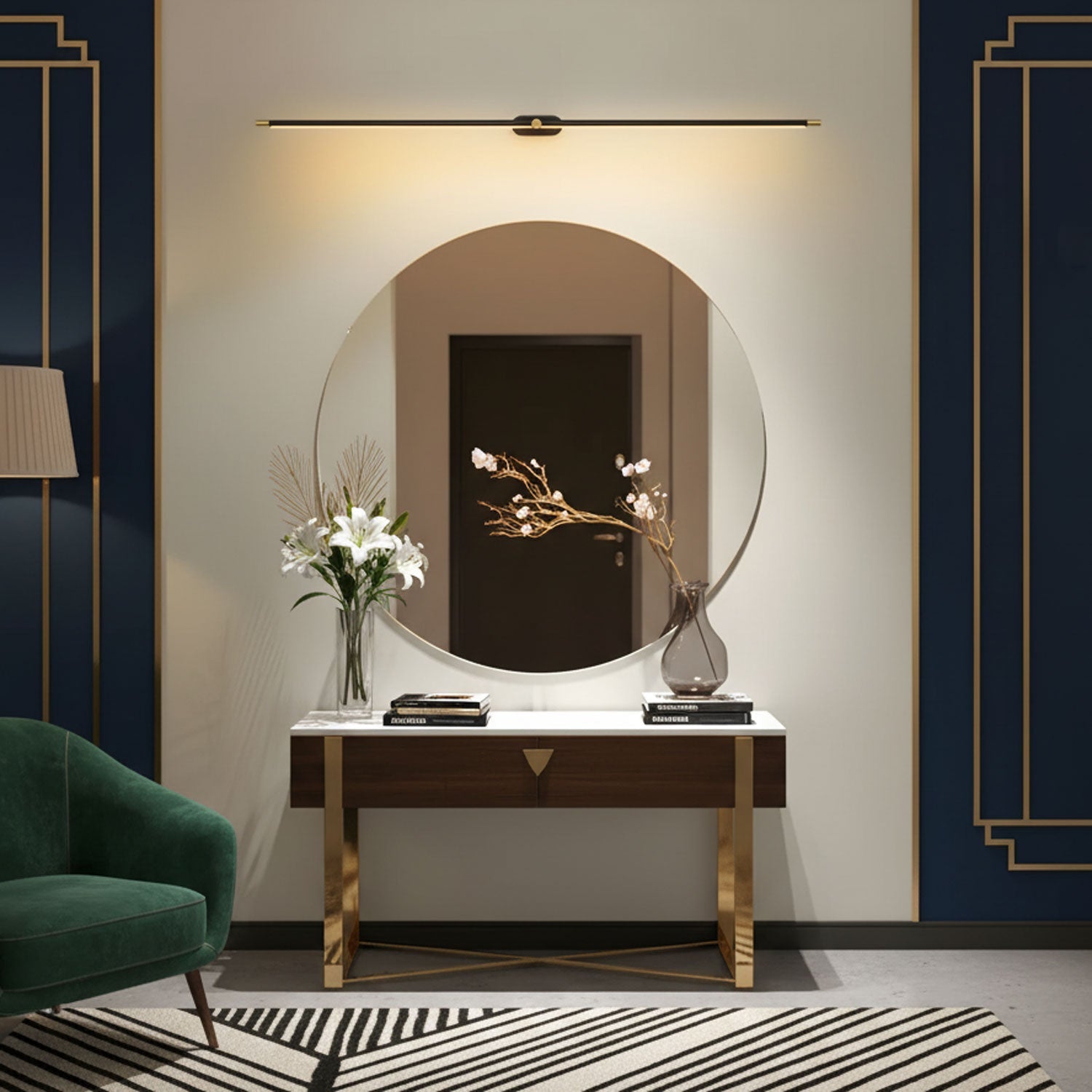 Minimalistische Lineare Wandleuchte