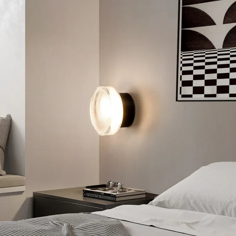 Moderne Runde LED-Wandleuchte