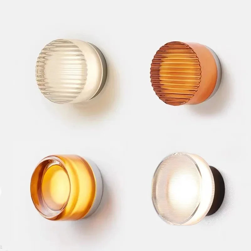 Moderne Runde LED-Wandleuchte