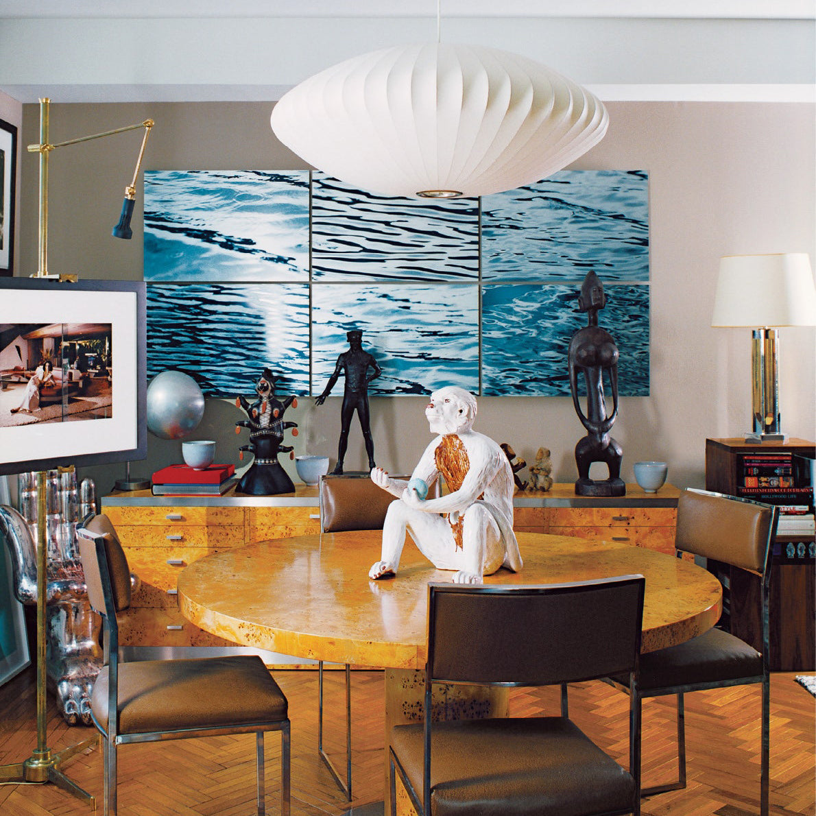 Moderne Blase Untertasse Pendelleuchte