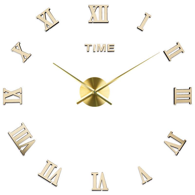 Anpassbare Große 3D-Wanduhr