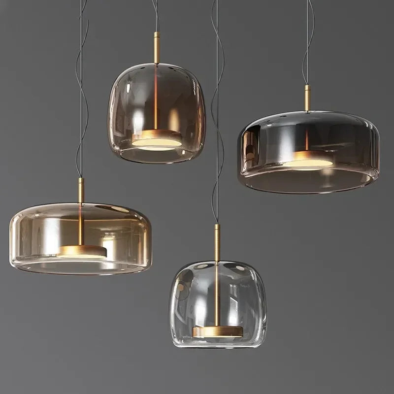 Moderne Transparente Led-Pendelleuchte