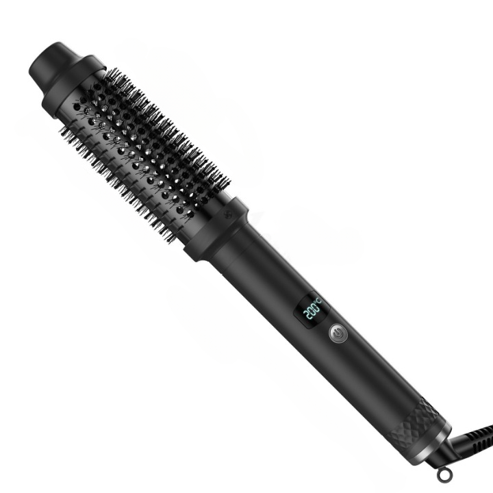 Schnelle Locken- und Glättungsbürste mit Hitze